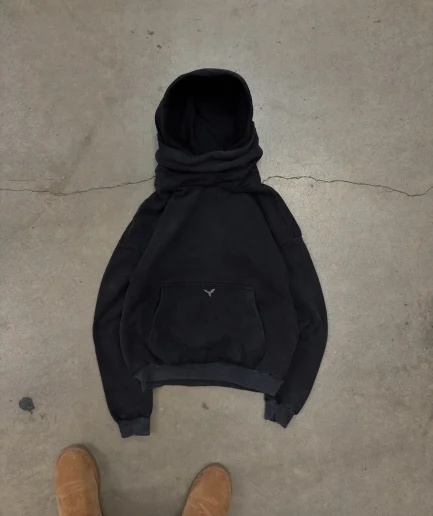 Blank Oversized Acid Washed Hoodie, High-quality Printed Graphic Sportswear Bulk Hoodie