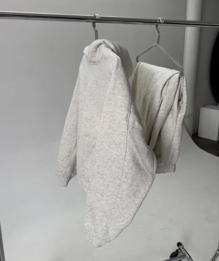 100% Cotton Blank Heavyweight Baggy Fleece Tracksuit Jogging Suit Hoodie and Sweatpants Sets Men Sweatsuits