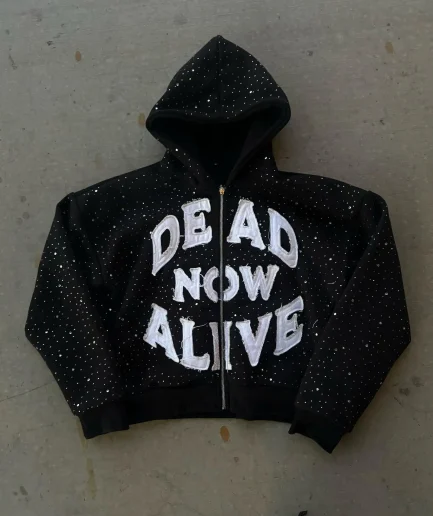 Terry Cotton Vintage Acid Wash Distressed Hoodie 100% Cotton Oversized Hoodies Full Zip up Hoodie Embroidered Hoodie