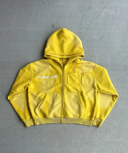 Vintage Washed Thick Cotton French Terry Hoodies Screen Print Men Embroidery Sunfaded Double Hooded Hoodie