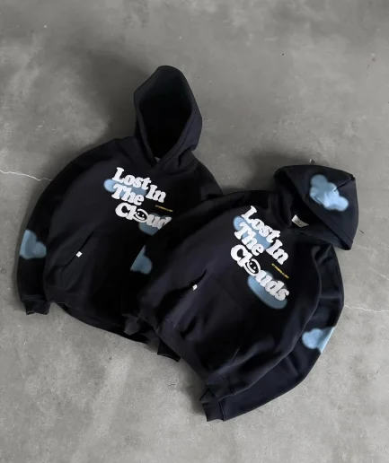 DTG Hoody Thick Cotton Heavyweight Hoodie 3d Foam Puff Print Graphic Pullover Men Oversized Hoodie for Men