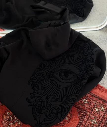 Unisex Loose High-quality Heavy-duty Printed Essential Hoodie Hip-hop Breathable Men's Hoodie