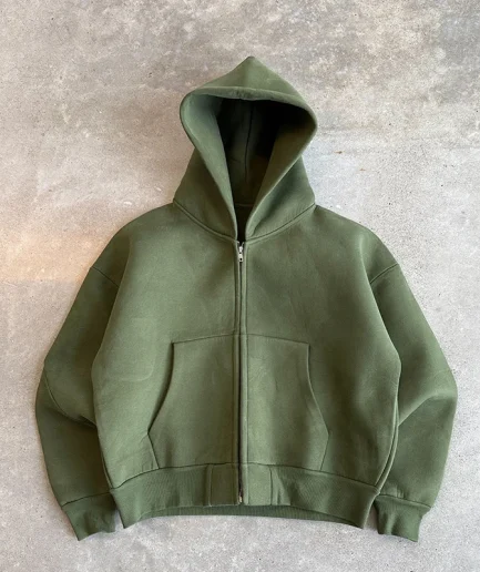 500 GSM Heavyweight French Towel Shirt Set Hoodie Runner Sweatshirt and Hoodie Set Sportswear Men's Loose Hoodie